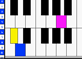 Solo Screen: Wide 2 Row Piano